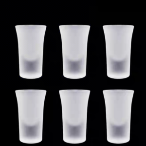 30ml Frosted Shot Glasses Set Princess Cruise Glasses